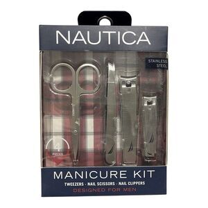 Nautica Men’s Stainless Steel Manicure Kit